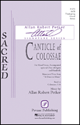 Canticle of Colossae SATB choral sheet music cover